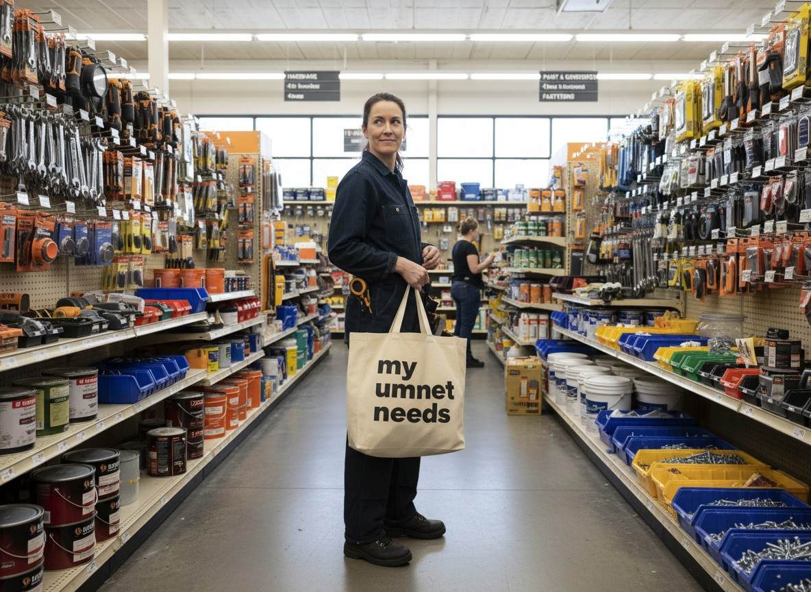 Are you going to the DIY Shop to buy milk?